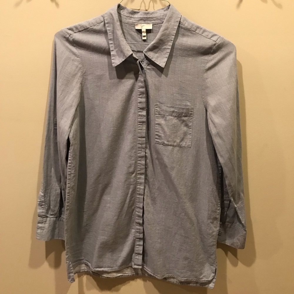 Joie 💯% Cotton Long Sleeve Blouse Size S
